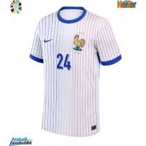 Frankrike Ibrahima Konate #24 Bortedrakt EM 2024 Kortermet